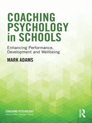 cover image of Coaching Psychology in Schools